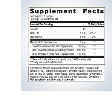 OmegaGenics Fish Oil EPA-DHA 1000 mg